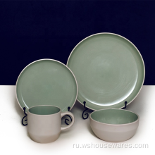 Высококачественный индивидуальный набор столовой посуды из керамической керамики